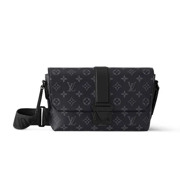 Túi Đeo Chéo Nam Louis Vuitton LV S-Cape Messenger M46794 Màu Đen
