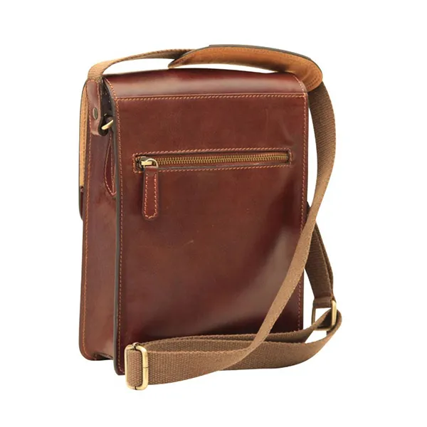 Túi Đeo Chéo Nam Old Angler Bag 411489MA Màu Nâu