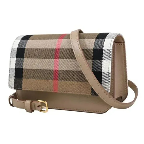 Túi Đeo Chéo Nữ Burberry Madison Leather Shoulder Bag Chestnut Beige Màu Be - Túi xách - Vua Hàng Hiệu