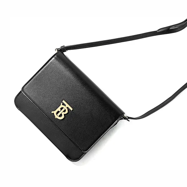 Túi Đeo Chéo Nữ Burberry TB Mini Leather Shoulder/Clutch Bag Màu Đen