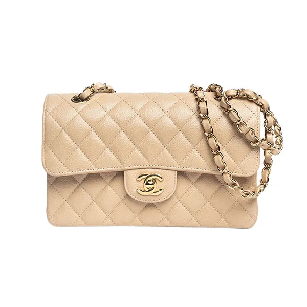 Túi Đeo Chéo Nữ Chanel Classic Small Màu Be - Túi xách - Vua Hàng Hiệu