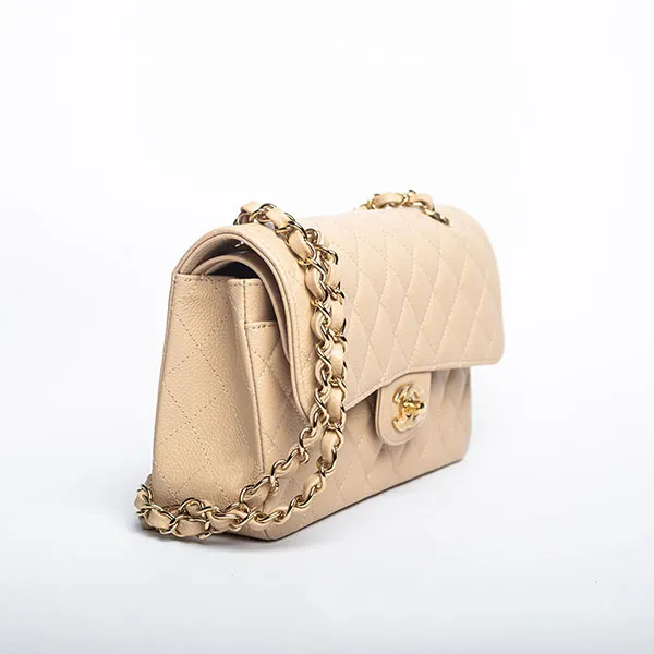 Túi Đeo Chéo Nữ Chanel Classic Small Màu Be - Túi xách - Vua Hàng Hiệu