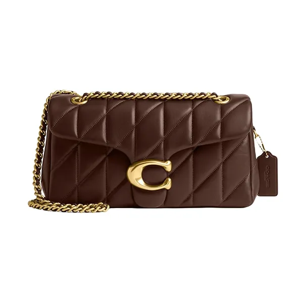 Túi Đeo Chéo Nữ Coach Bolsa Tabby Shoulder 26 With Quilting Crossbody Bag CP150B4MPL Màu Nâu Đậm - Túi xách - Vua Hàng Hiệu