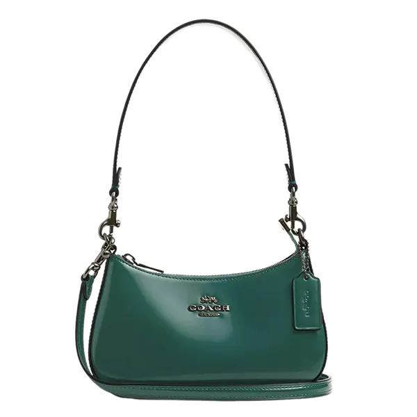 Túi Đeo Chéo Nữ Coach Teri Mini Crossbody Bag CW310 Màu Xanh Green
