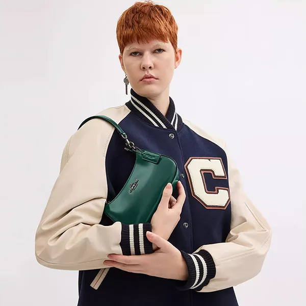Túi Đeo Chéo Nữ Coach Teri Mini Crossbody Bag CW310 Màu Xanh Green