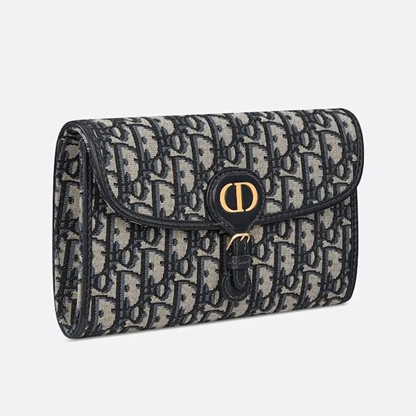 Túi Đeo Chéo Nữ Dior Bobby East West Pouch With Chain Blue S5703UTZQ-M928 - Túi xách - Vua Hàng Hiệu