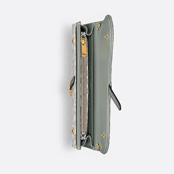 Túi Đeo Chéo Nữ Dior Small Saddle Pouch Chain Grey S5614CTZQ-M932 Màu Xám - Túi xách - Vua Hàng Hiệu