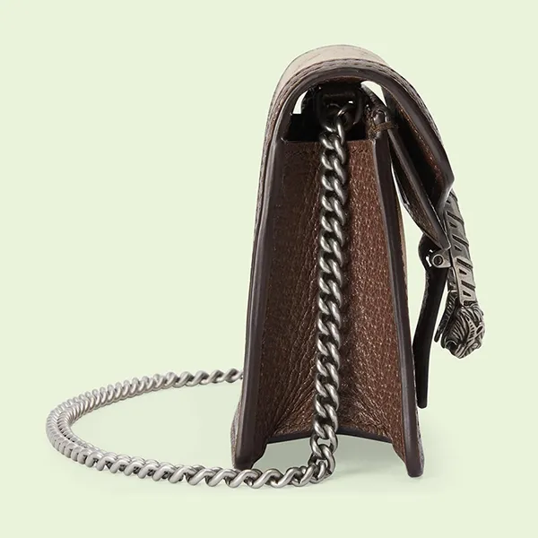 Túi Đeo Chéo Nữ Gucci Dionysus Jumbo GG Super Mini Bag 476432 UKMBN 2572 Màu Nâu Be - Túi xách - Vua Hàng Hiệu