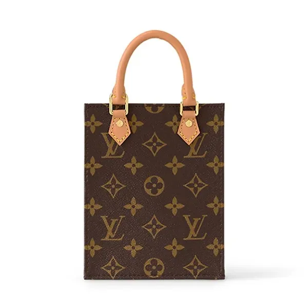 Túi Đeo Chéo Nữ Louis Vuitton LV Petit Sac Plat Bag M81295 Màu Nâu Đen - Túi xách - Vua Hàng Hiệu