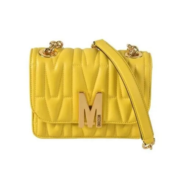 Túi Đeo Chéo Nữ Moschino A7429 8002 0027 Bag Màu Vàng - Túi xách - Vua Hàng Hiệu