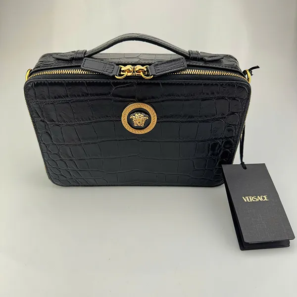 Túi Đeo Chéo Nữ Versace 027458 Black Màu Đen
