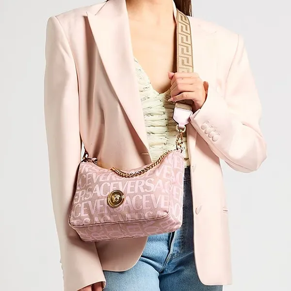 Túi Đeo Chéo Nữ Versace Crossbody Bag Màu Hồng