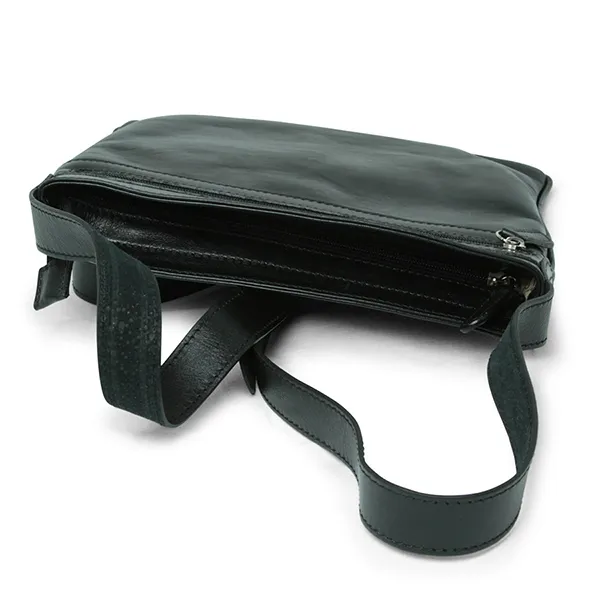 Túi Đeo Chéo Old Angler Leather Cross Body Bag 069789NE - 89NE Màu Đen