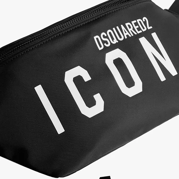 Túi Đeo Hông Nam Dsquared2 Icon Belt Bag Màu Đen - Túi xách - Vua Hàng Hiệu
