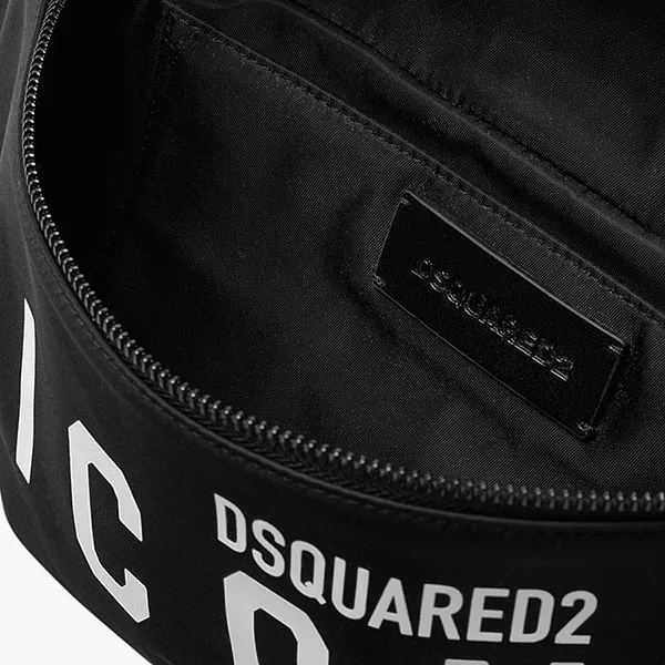 Túi Đeo Hông Nam Dsquared2 Icon Belt Bag Màu Đen - Túi xách - Vua Hàng Hiệu