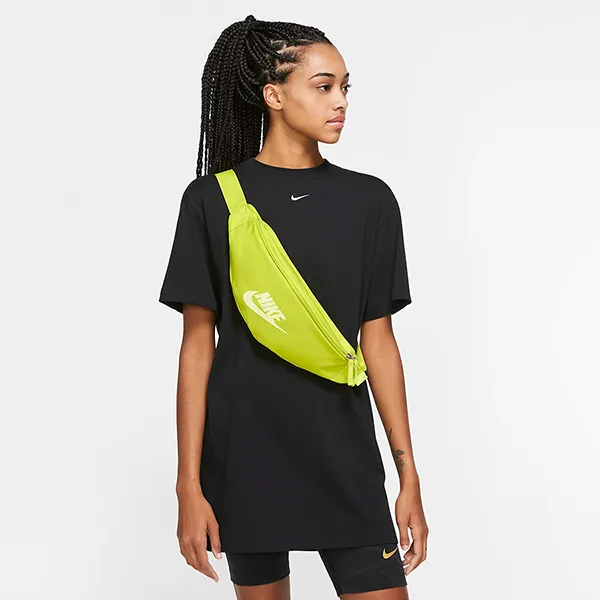 Túi Đeo Hông Nike Heritage Waist Bag DB0490-308 Màu Vàng Chanh - Túi xách - Vua Hàng Hiệu