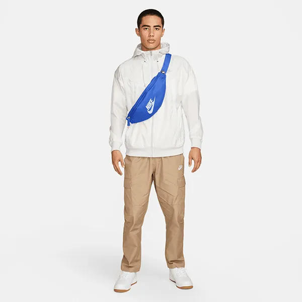 Túi Đeo Hông Nike Heritage Waist Bag DB0490-405 Màu Xanh Blue - Túi xách - Vua Hàng Hiệu