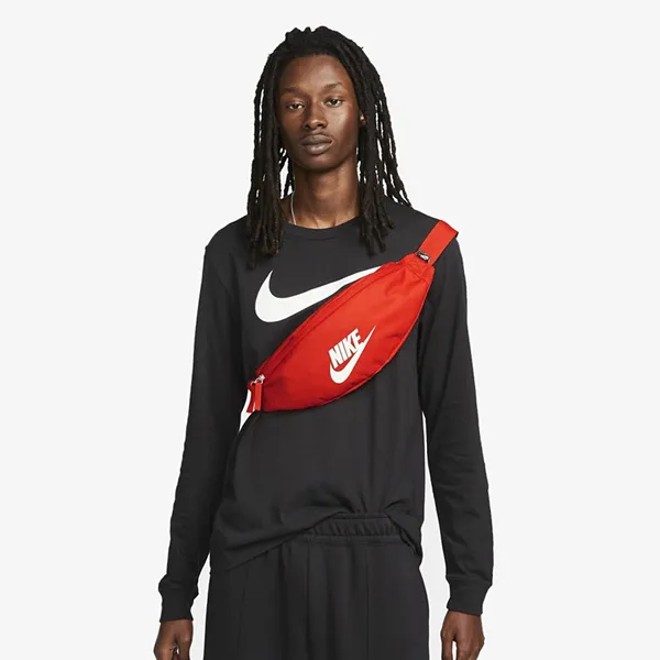 Túi Đeo Hông Nike Heritage Waist Bag DB0490-633 Màu Đỏ - Túi xách - Vua Hàng Hiệu
