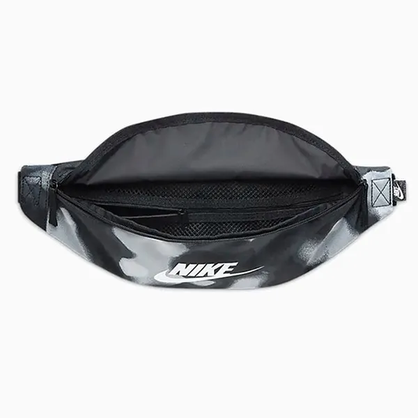 Túi Đeo Hông Nike Heritage Waistpack Bag DR6250-010 Màu Đen Xám - Túi xách - Vua Hàng Hiệu