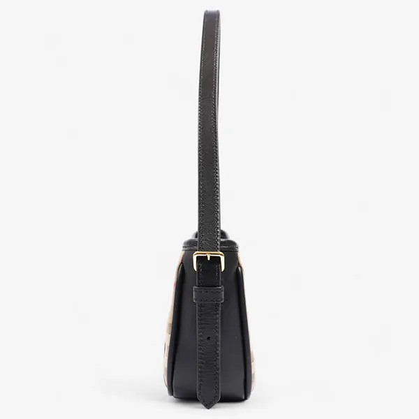 Túi Đeo Vai Nữ Burberry Shoulder Bag Check Coated Canvas Màu Be - Túi xách - Vua Hàng Hiệu