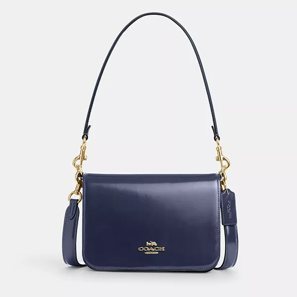 Túi Đeo Vai Nữ Coach Quinn Shoulder Bag CY657 Navy Màu Xanh Navy - Túi xách - Vua Hàng Hiệu