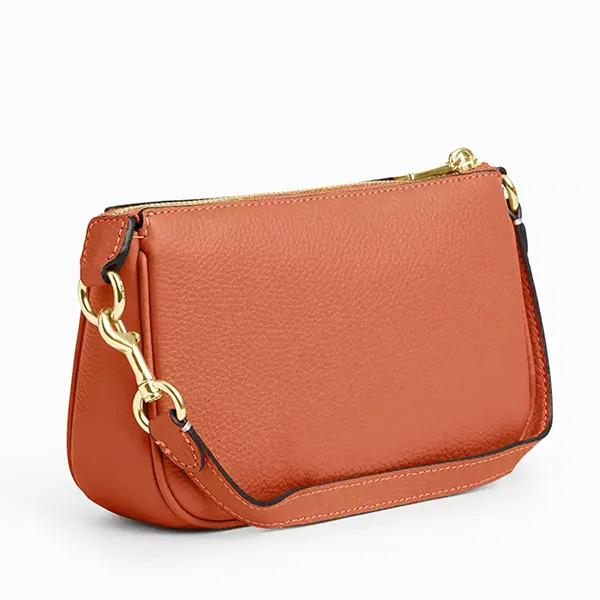 Túi Đeo Vai Nữ Coach x Observed By Us Nolita 19 In Leather With Star Print CU470 Màu Cam Đất - Túi xách - Vua Hàng Hiệu