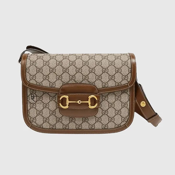 Túi Đeo Vai Nữ Gucci 1955 Horsebit Small Shoulder Bag Màu Be Nâu