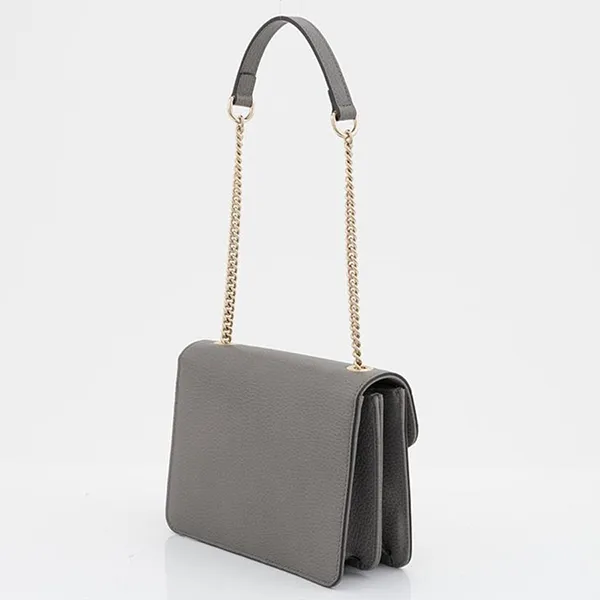 Túi Đeo Vai Nữ Gucci Interlocking Shoulder Bag 510304-CAO0G-1226 Màu Xám - Túi xách - Vua Hàng Hiệu