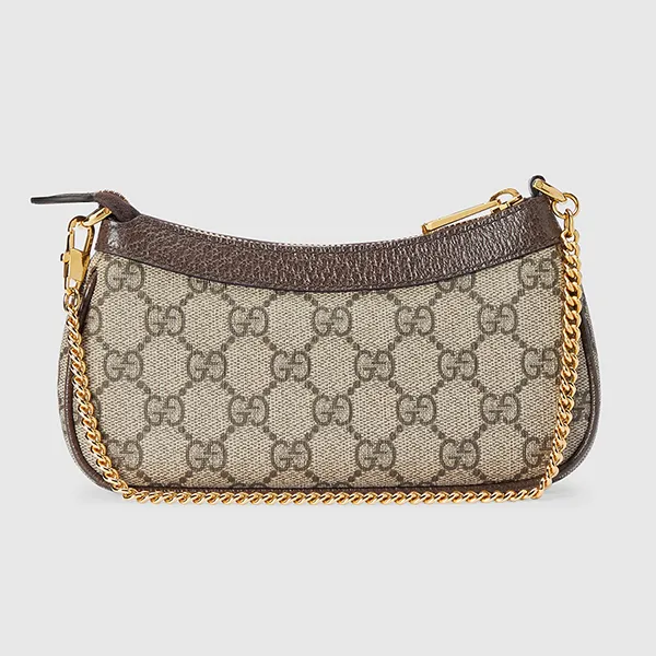 Túi Đeo Vai Nữ Gucci Ophidia Mini Bag 764960 K9GSG 8367 Màu Xám/Nâu