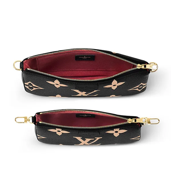 Túi Đeo Vai Nữ Louis Vuitton LV Multi Pochette Accessoires Bag M45777 Màu Đen