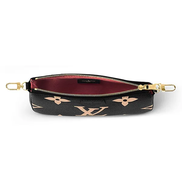 Túi Đeo Vai Nữ Louis Vuitton LV Multi Pochette Accessoires Bag M45777 Màu Đen (Túi Nhỏ)