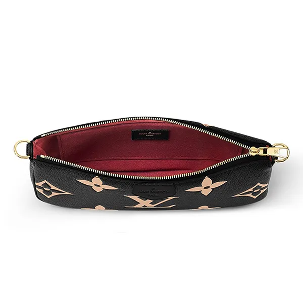 Túi Đeo Vai Nữ Louis Vuitton LV Multi Pochette Accessoires Bag M45777 Màu Đen (Túi Lớn)