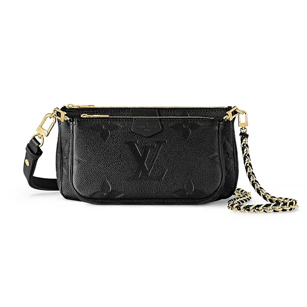Túi Đeo Vai Nữ Louis Vuitton LV Multi Pochette Accessoires Bag M80399 Màu Đen