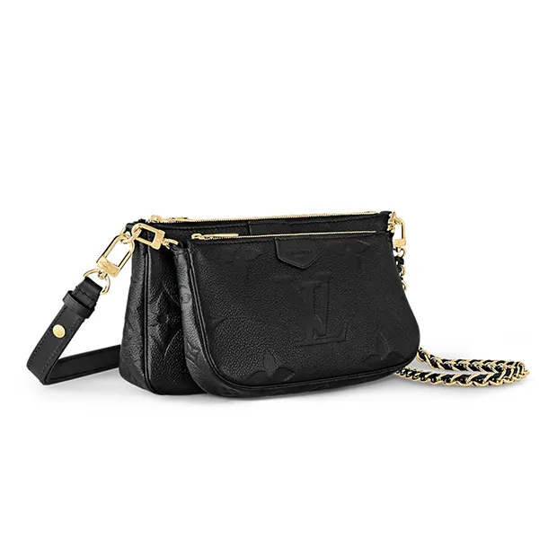 Túi Đeo Vai Nữ Louis Vuitton LV Multi Pochette Accessoires Bag M80399 Màu Đen