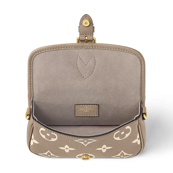 Túi Đeo Vai Nữ Louis Vuitton LV Nano Diane Monogram Leather M83300 Màu Nâu Xám - Túi xách - Vua Hàng Hiệu