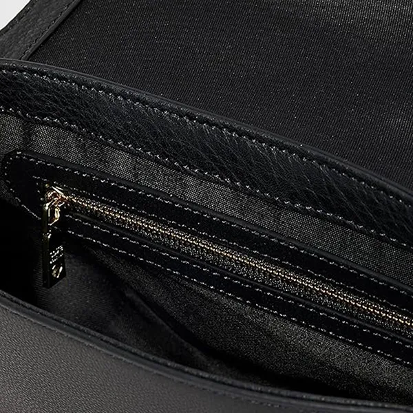 Túi Đeo Vai Nữ Love Moschino Womens Logo On Tape Shoulder Bag Màu Đen - Túi xách - Vua Hàng Hiệu