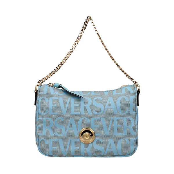 Túi Đeo Vai Nữ Versace Handbags Fabric Heavenly/Beige Màu Xanh Be