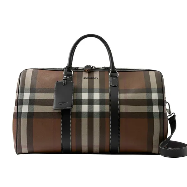 Túi Đựng Đồ Burberry Boston Holdall Màu Nâu