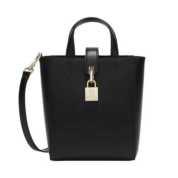 Túi Tote Nữ Furla Artemis Mini Vertical Black Tote Bag Màu Đen - Túi xách - Vua Hàng Hiệu