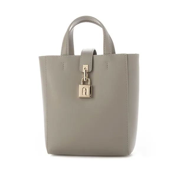Túi Tote Nữ Furla Artemis Mini Vertical Grey Tote Bag Màu Xám - Túi xách - Vua Hàng Hiệu