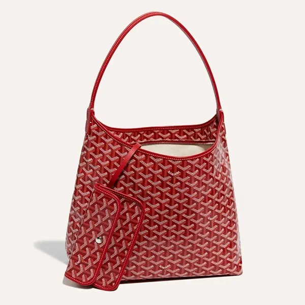 Túi Tote Nữ Goyard Boheme Hobo Bag Màu Đỏ