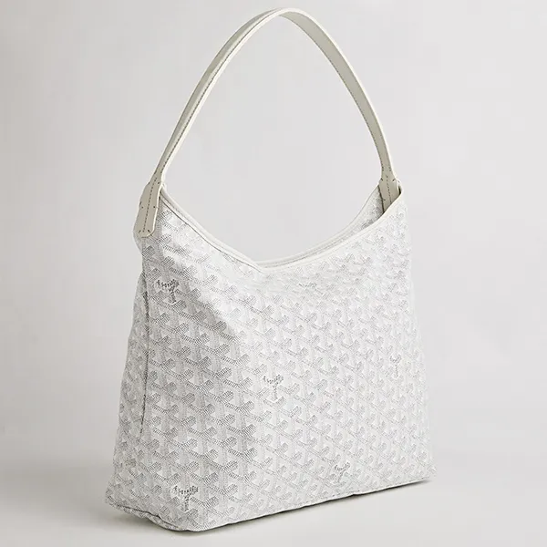 Túi Tote Nữ Goyard Bohemme Hobo Bag White Màu Trắng (Kèm Túi Nhỏ)