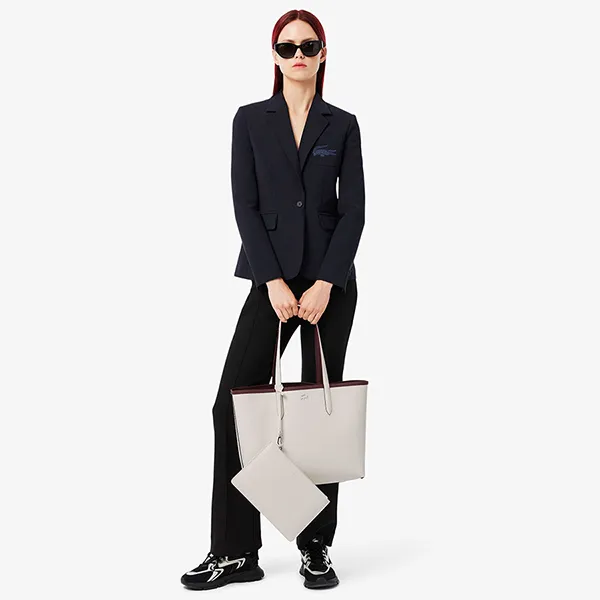 Túi Tote Nữ Lacoste Bag Hai Mặt NF2142AA.N85 Màu Đỏ Đô