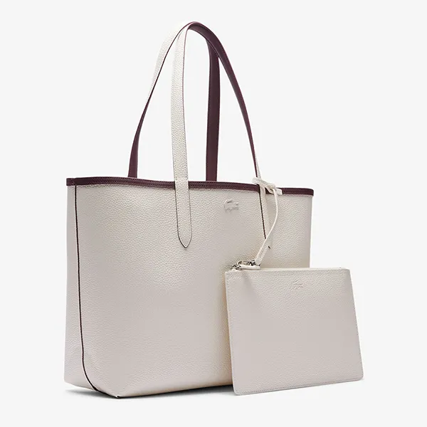 Túi Tote Nữ Lacoste Bag Hai Mặt NF2142AA.N85 Màu Đỏ Đô