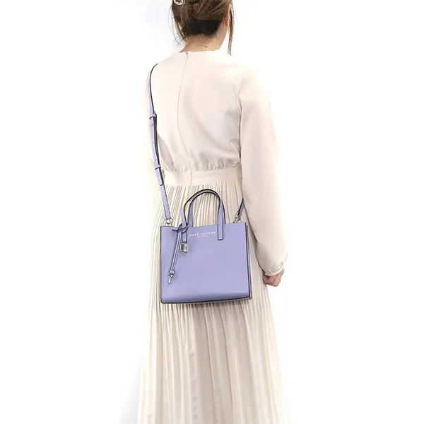 Túi Tote Nữ Marc Jacobs 2Way Ladies Leather Tote Bag M0015685 532 Màu Tím