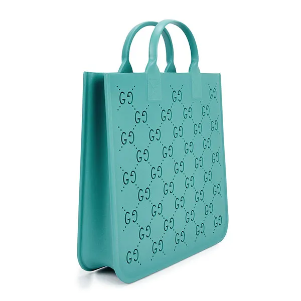 Túi Trẻ Em Gucci GG Rubber Tote Màu Xanh Mint - Túi xách - Vua Hàng Hiệu