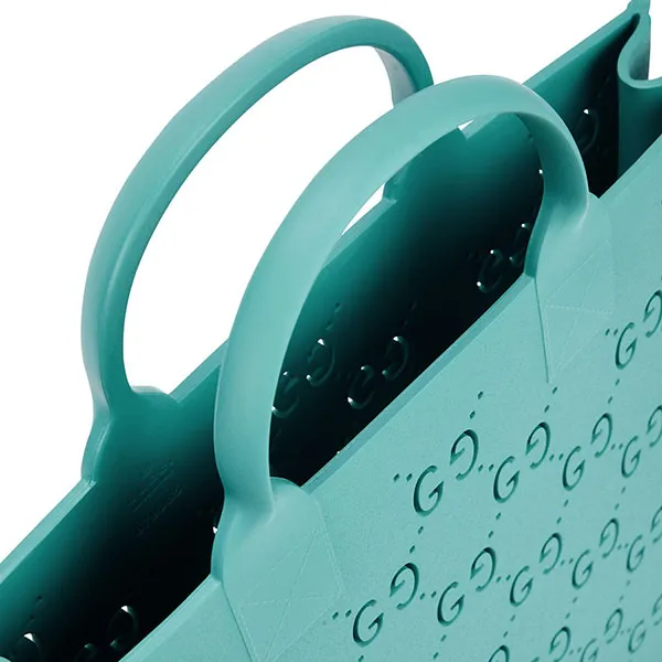 Túi Trẻ Em Gucci GG Rubber Tote Màu Xanh Mint - Túi xách - Vua Hàng Hiệu