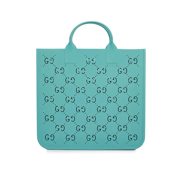 Túi Trẻ Em Gucci GG Rubber Tote Màu Xanh Mint - Túi xách - Vua Hàng Hiệu
