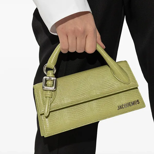 Túi Xách Nữ Jacquemus Chiquito Green Leather Bag Màu Xanh Lá - Túi xách - Vua Hàng Hiệu