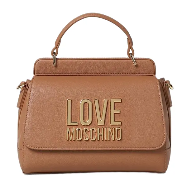 Túi Xách Nữ Love Moschino Bag In Synthetic Leather Màu Nâu